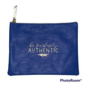 Be Fearlessly Authentic Make Up Cosmetic Toiletry Bag